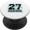Senior Class Of 2027 18 Gifts & Gear Sap Classe senior di 2027 Cool High School College Graduazione 18 PopSockets PopGrip Adesivo