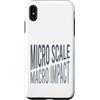 Whyitsme Design Custodia per iPhone XS Max Microbiologia Micro scala, impatto macro