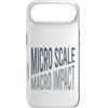 Whyitsme Design Custodia per iPhone Air Microbiologia Micro scala, impatto macro