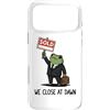 Funny Frog Meme Real Estate Humor Gifts Custodia per iPhone 17 Pro Max We Close At Dawn Broker Funny Frog Meme Agenti Immobiliari