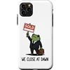 Funny Frog Meme Real Estate Humor Gifts Custodia per iPhone 11 Pro Max We Close At Dawn Broker Funny Frog Meme Agenti Immobiliari