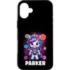 BDAZ Custodia per iPhone 16 Plus Parker Unicorno Astronauta spaziale
