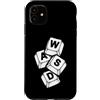 Grandio Design Funny Gamer Geek & Gaming Custodia per iPhone 11 Gaming WASD Computer Tastiera PC Gamer Move Keys