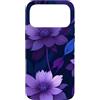 Deep Purple, Lavender & Lilac Flower Gif Custodia per iPhone 17 Pro Max Motivo floreale botanico scuro con fiori viola