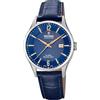 Festina Swiss Made Orologio Uomo Analogico in Pelle Blu