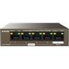 Tenda 5-Port Gigabit PoE Switch Senza Alimentazione AC, PD Switch Gigabit(4 porte PoE Out e 1 porta PoE In), Potenza fino a 22 W, Plug & Play, Senza Ventola, Solo Alimentazione PoE (TEG1105PD)