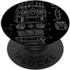 RC Pilot FPV Drone Radio Control RC Car Progetto trasmettitore RC FPV Drone RC Car Radio Controller PopSockets PopGrip Adesivo