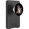 penguin wizard cauldron wand magic Hallo Mago pinguino con calderone e bacchetta PopSockets PopWallet per MagSafe
