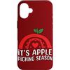 Apple Picking Season Fall Harvest Autumn Custodia per iPhone 16 Plus È la stagione della raccolta delle mele Stagione del raccolto Love Apple Picker