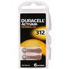 Duracell Batterie per apparecchi acustici Duracell Activair 312, 1 confezione (6 batterie)