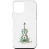 Disegni Artistici Violoncello Floreale V Custodia per iPhone 12 mini Violoncello Floreale Vintage Musica Classica