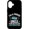 uncle photographer camera pride shutter Custodia per iPhone 16 Scatto fantastico fotografo orgoglioso zio
