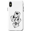 Grandio Design Funny Gamer Geek & Gaming Custodia per iPhone X/XS Gaming WASD Computer Tastiera PC Gamer Move Keys