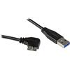 StarTech Cavo USB-A a Micro-B ad Angolo Destro 50cm, 5Gbps (USB3AU50CMRS)