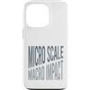 Whyitsme Design Custodia per iPhone 13 Pro Microbiologia Micro scala, impatto macro