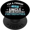 uncle photographer camera pride shutter Scatto fantastico fotografo orgoglioso zio PopSockets PopGrip Adesivo