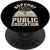 Scuola Pubblica Istruzione Insegnante Sc Support Public Education PopSockets PopGrip Adesivo