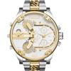 Diesel Montre Mr. Daddy pour Homme, Mouvement à Quartz Multifonctionnel avec Bracelet en Acier Inoxydable
