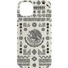 Folk Art Gifts Custodia per iPhone 14 Plus Bandiera messicana modello azteco aquila serpente Messico Orgoglio