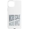 Whyitsme Design Custodia per iPhone 15 Plus Microbiologia Micro scala, impatto macro