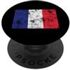 France Vintage Flag Tees Bandiera Vintage Francia PopSockets PopGrip Adesivo