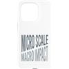 Whyitsme Design Custodia per iPhone 15 Pro Microbiologia Micro scala, impatto macro