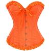 Generico Bustino Donna Pizzo Nero Corsetto Vintage Stile Barocco Chic