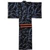 Generic Kimono Giapponese Abito Lungo Allentato Pigiama Cintura Yukata Hadajuban Yukata Costume Adulto Biancheria Intima Accappatoio Biancheria Da Notte, 14# Nero, L