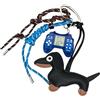 HOHOPEACH Charm per borsa in corda di design, accessori Y2k, ornamento da appendere allo zaino, Blu, taglia unica