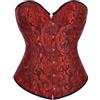 Generico Bustino Donna Pizzo Nero Corsetto Vintage Stile Barocco Chic