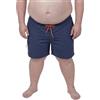 ADAMO Costume da bagno da uomo, modello Kuba, taglie forti fino a 12XL, Blu, 6XL