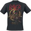 Slayer Comic Book Cover Uomo T-Shirt Nero 100% Cotone Regular