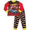 Hot Wheels Pigiama da bambino, motivo: auto da corsa, colore: rosso