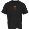 Timberland Print Stack Logo Short Black, Maglietta Uomo - M