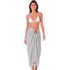 creazioni unique Pareo Donna Mare Lungo 100% Bamboo Made in Italy - Pareo Copricostume da Spiaggia Leggero e Traspirante con Fermapareo in Legno