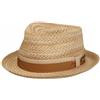 Stetson Bellano Cappello Player in Paglia Toyo Screziato Multicolore con Fascia Multicolore Unisex Primavera Estate
