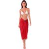 creazioni unique Pareo Donna Mare Lungo 100% Bamboo Made in Italy - Pareo Copricostume da Spiaggia Leggero e Traspirante con Fermapareo in Legno