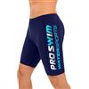 Veranobreeze Costume da Bagno da Uomo Jammer Nuoto da Competizione Pantaloni Costume da Bagno da Allenamento Lungo da Corsa(Grigio Lime + Rosso Scuro2, XL)