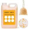 wisedry 2,2 kg di Perle di Gel di silice Riutilizzabili con indicatore di Colore Essiccante di Gel di silice Ricaricabile Bulk con 10 PC di Sacchetti in Organza con Coulisse