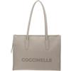 Coccinelle Pelle borsetta Myrtha26 Handbag Grained Leather Eucalipto grigio-verde