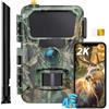 CEYOMUR 4G LTE Fototrappola con SIM, 2K 48MP Fototrappola Notturna