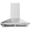 CIARRA Cappa Aspirante 60cm Argento Filtro Carbone Escluso Classe A-380m³/h