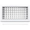 YQYHNB Griglia Aerazione Rettangolare, Exhaust Vent Cover, Griglia Di Azionamento Bianco Doghe Orizzontali Mobili Per Aria Condizionata Uscita Aria Orientabile (500x150)(200 * 150)