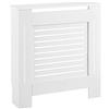 [en.casa] Copritermosifone Mobile Copri Radiatore con Griglia Frontale Copertura per Termosifone Protezione Radiatore Larghezza Mobile 78 cm - Bianco