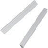 SZLXJMFL Maniglie per Mobili Bagno Distanza Fori: 160 mm,Maniglia per Cucina Color Alluminio Alluminio Solida | Finitura Anodizzato Maniglia ad F Lunghezza:80 - 1200 mm Maniglie per Cassettiera 160mm/6.3in