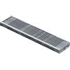Fenau | Grigliati Gradini/Gradino (R11) XSL - Dimensioni: 1200 x 305 mm - MW: 30/10 mm, zincato a caldo, Gradino in acciaio a norma DIN, Scale di fuga adatte, Effetto antiscivolo