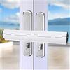 Tefola Serratura di sicurezza per porta del patio, serratura a doppia maniglia senza chiave, resistente, per porte francesi, porte del patio, porte di casa e verande