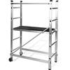 VITO - Ponteggi Rotolanti Altezza 3 m - Scala Ponteggi di Lavoro Alluminio Carico 120Kg - Lavori fai da te Cantiere Giardino