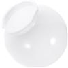 HAWILLOSCH Paralume Globo Lampada da Parete Bianco Opalino Sfera di Ricambio per Esterni Giardino Elegante Diffusore Luce per Lampade Sferiche e Lampioncini