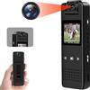 SecuraLen BodycamFotocamera a bo 1080P 120° Grandangolo con Obiettivo 180° Rotante